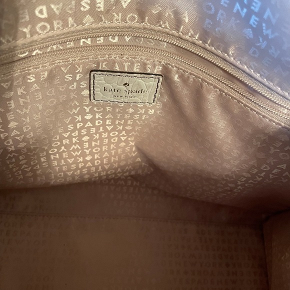 Kate spade Mock Crocodile (off white/cream) structured bag - Picture 2 of 7